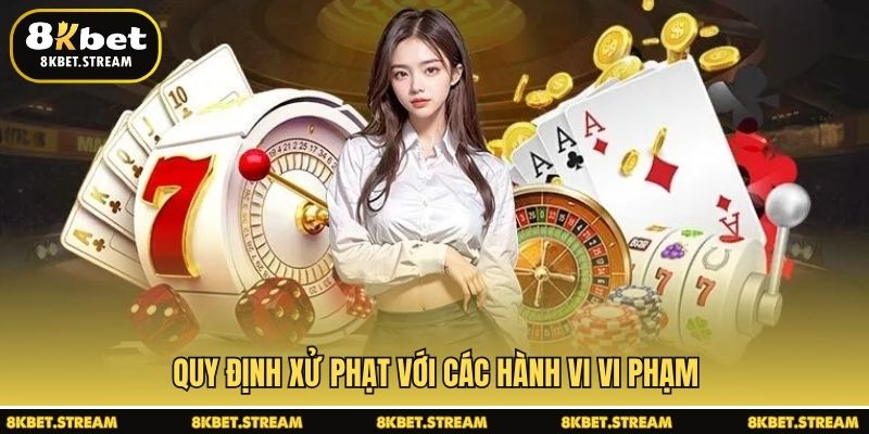 Quy định xử phạt với các hành vi vi phạm